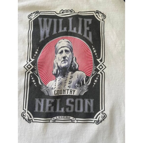 Willie Nelson Shirt, Men’s L Baseball-Style - Picture 3 of 8
